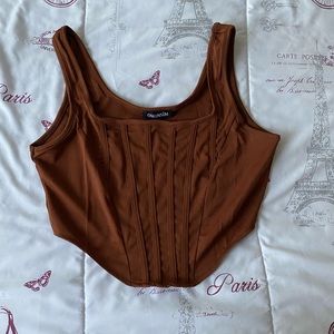 Tank brown top